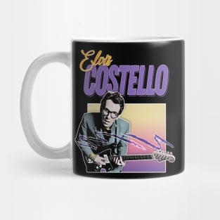 Elvis Costello / 80s Style Aesthetic Design Mug